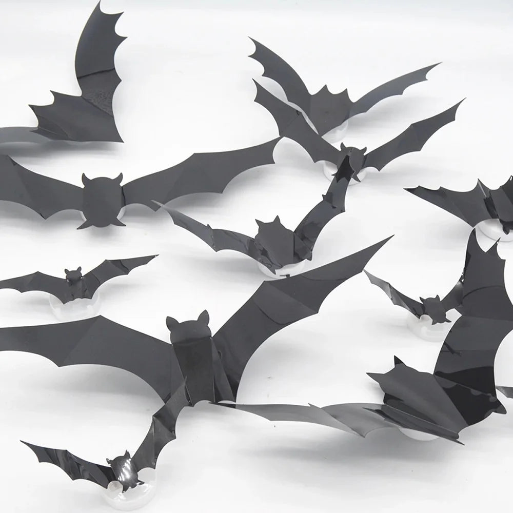 3D LED Halloween Bat Wall Lights