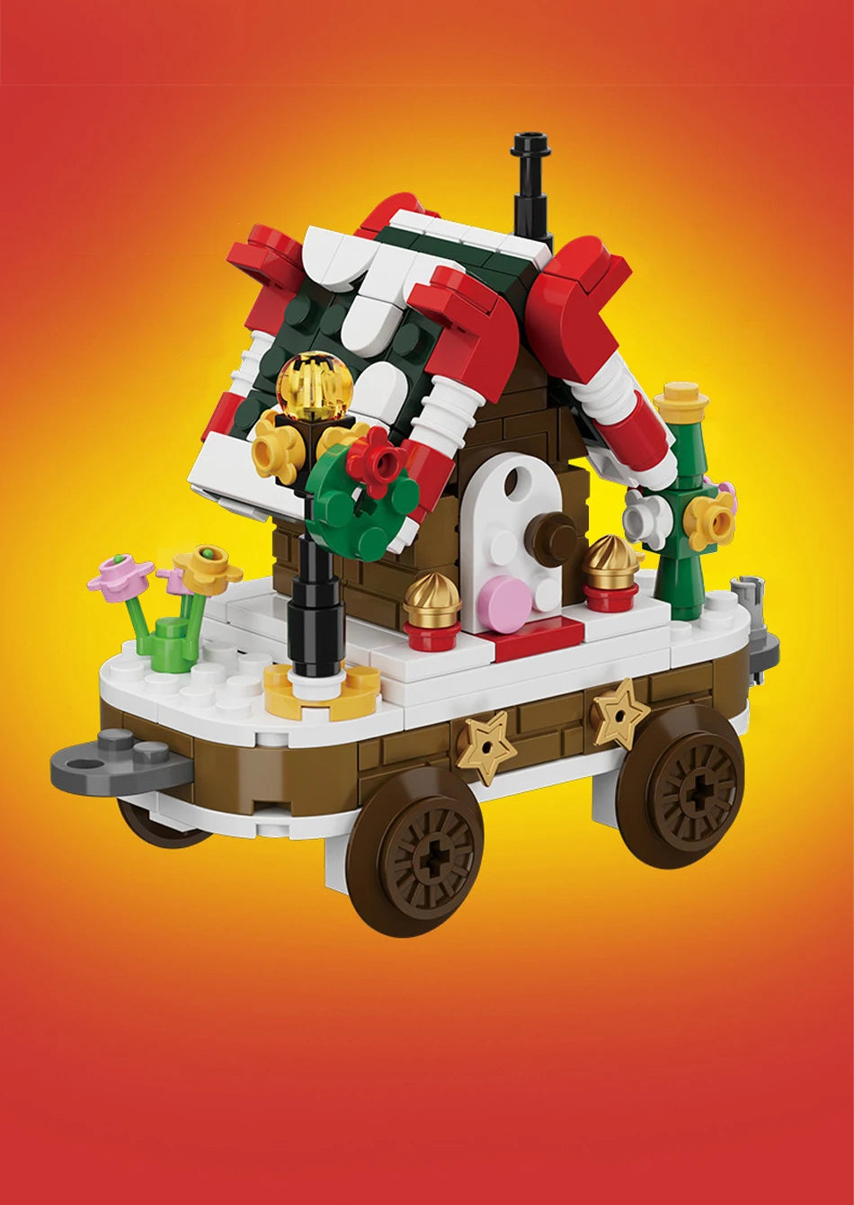 806-Piece Christmas Train Building Set