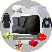 Extra Large Waterproof Moving Luggage Bags Laundry Shopping Bag Non-woven Fabric Cubes 80*48*25cm Home Storage Packing Tool