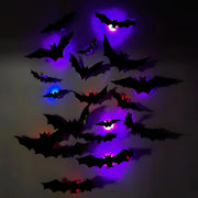 3D LED Halloween Bat Wall Lights
