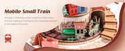 Rolife DIY Music Box Mechanical Model Building Kit Christmas Melody Tree 3D Puzzle Toy Craft Kit with LED Light for Home Decor Xmas Gift for Adults Friends