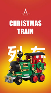 806-Piece Christmas Train Building Set