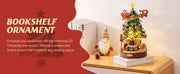 Rolife DIY Music Box Mechanical Model Building Kit Christmas Melody Tree 3D Puzzle Toy Craft Kit with LED Light for Home Decor Xmas Gift for Adults Friends