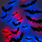 3D LED Halloween Bat Wall Lights