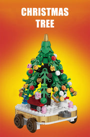 806-Piece Christmas Train Building Set