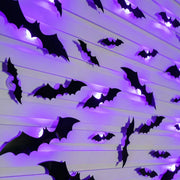3D LED Halloween Bat Wall Lights
