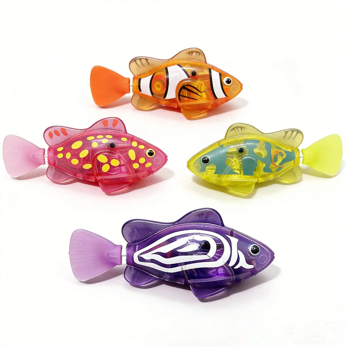 Photosensitive swimming clownfish, realistic electric pet robotic fish, aquarium decoration, cat teasing robotic fish, sea fishi