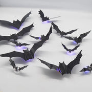 3D LED Halloween Bat Wall Lights