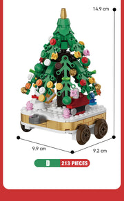 806-Piece Christmas Train Building Set